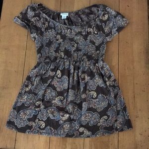 Maternity baby doll top